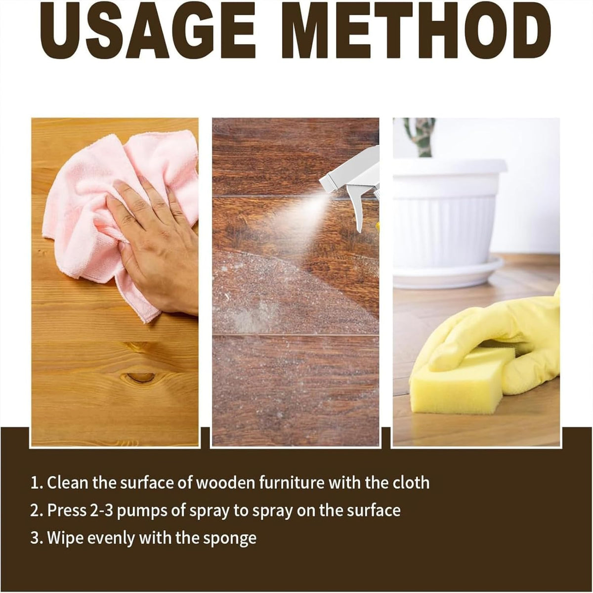 LustreLeaf wood revival spray pack of 2 bottles