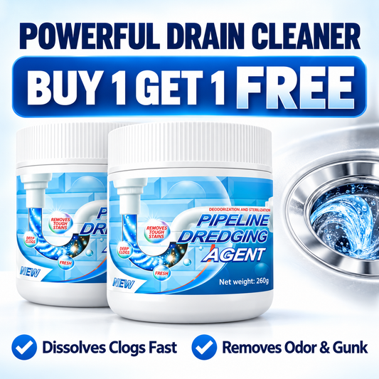 Pipe dredging agent - Buy 1 Get 1 Free drain cleaner